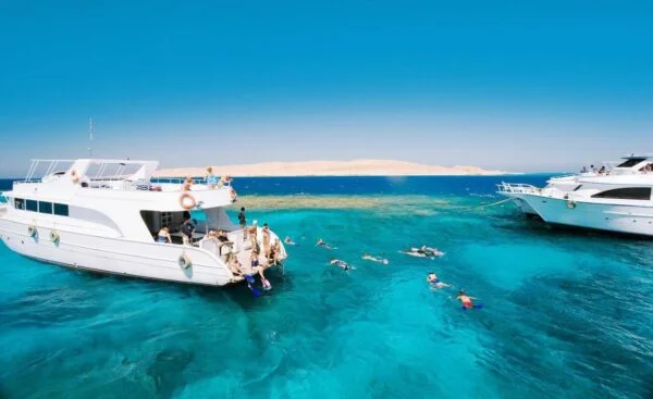 Dolphin House Snorkeling Trip By Boat in Hurghada