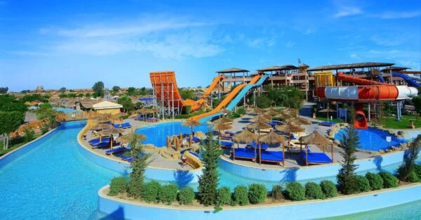 Water Park in Jungle Aqua Park Hurghada
