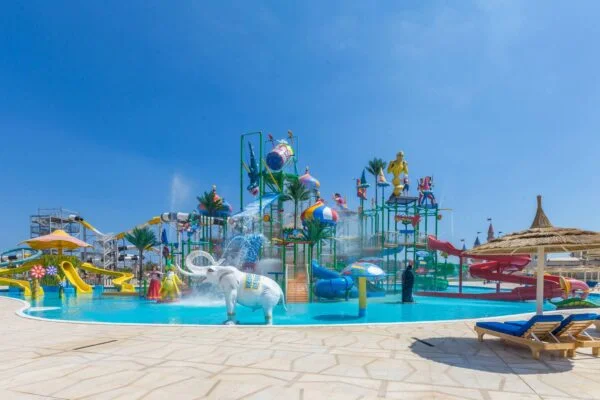 Water Park in Jungle Aqua Park Hurghada